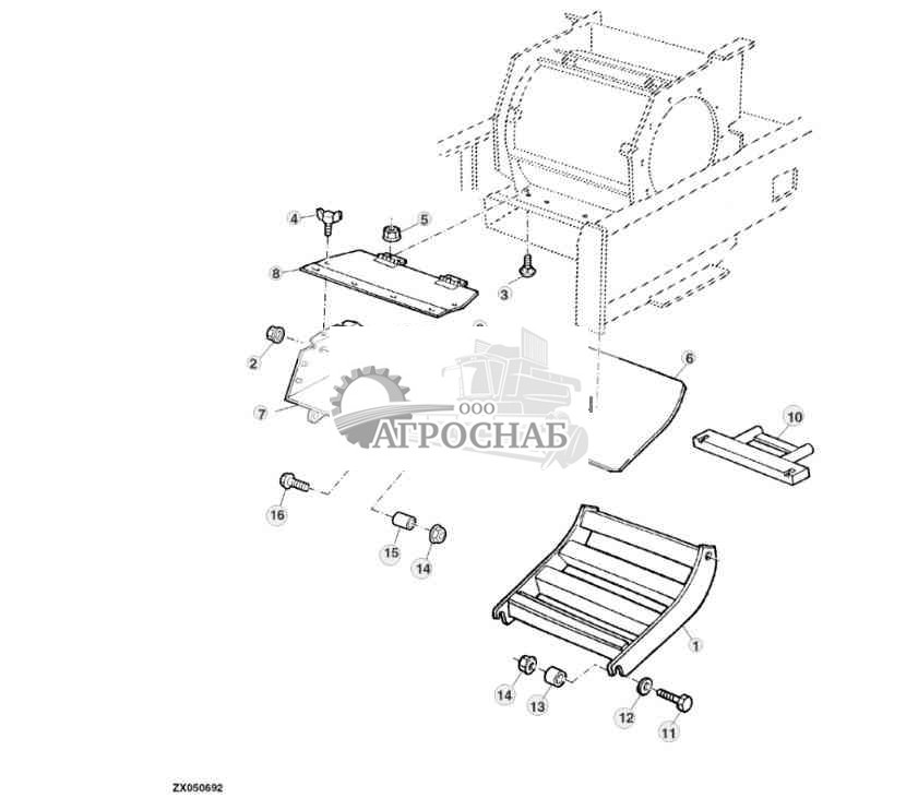 REAR PARTS OF FEEDING CHANNEL 